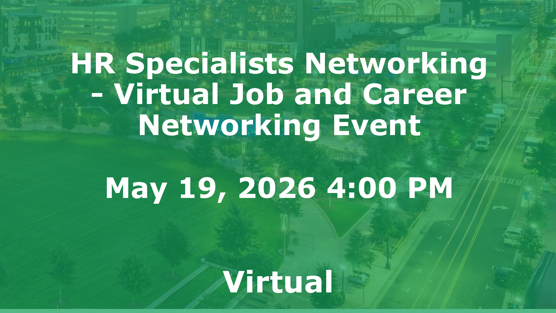 HR Specialists Networking - Virtual Job and Career Networking Event event image